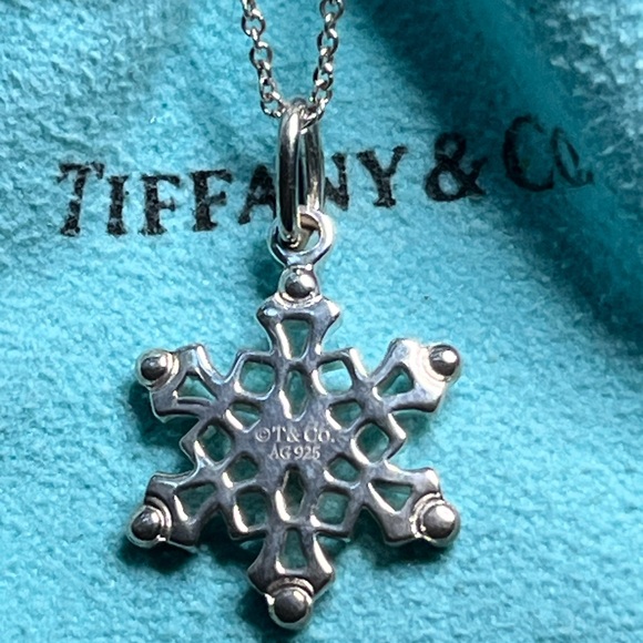 Tiffany & Co. Snowflake Pendant Necklace - Picture 2 of 4